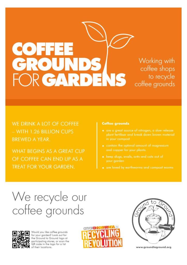 Coffee Grounds For Gardens Ground To Ground
